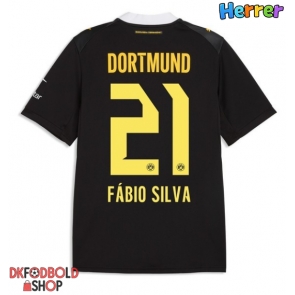 Borussia Dortmund Fabio Silva #21 Udebanetrøje 2026-27 Kort ærmer Borussia Dortmund Fabio Silva #21 Udebanetrøje 2026-27 Kort ærmer